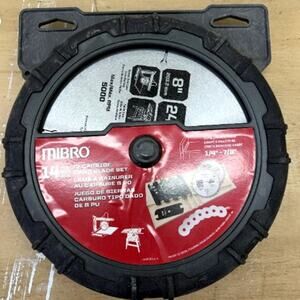 MIBRO 8" Carbide Dado Blade Set 14-Piece 5000 Max RPM for Table Saw New